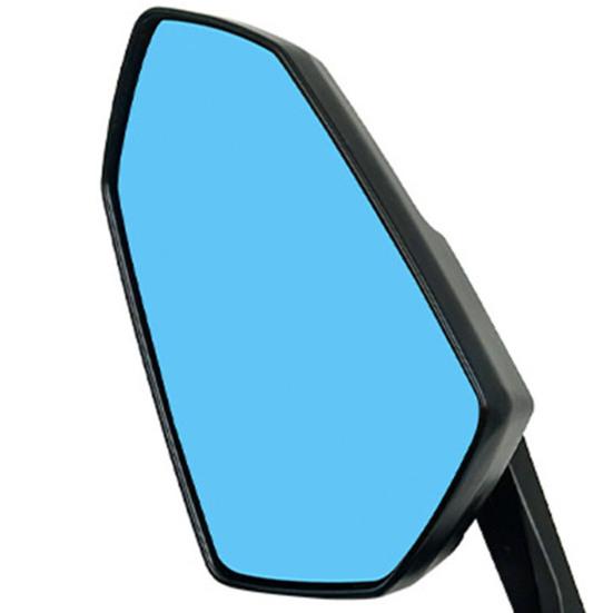 1 pár motocyklových zpětných zrcátek Odolná konstrukce Nastavitelný design Univerzální uchycení Jednoduchá instalace Zrcátka pro boční pohled na řídítka