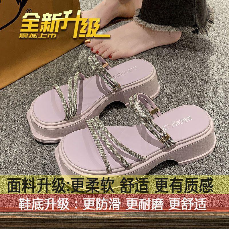 

Европейские полутапочки женская верхняя одежда лето 2025 новые нишевые высококачественные крутые тапочки на каблуке для отдыха на пляже 37