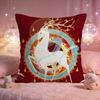 Fantasy NineColored Deer Cushion Cover Premium Comfort Reversible Pillow Cove Two in One Design for Any Room  Car Interior