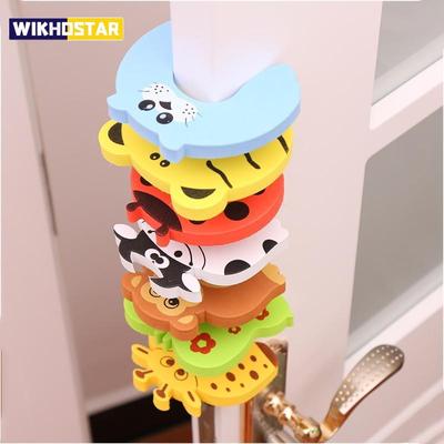 5 teile/satz Tür Stopper Türklinke Wand Schutz Kinder Tür Stopper Halter Stoßfest Tür Crash Pad Kinder Finger Protecter