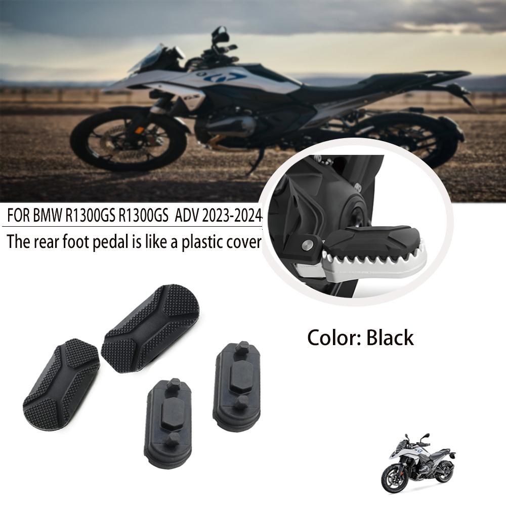 Motorcycle Rear Footrest Foot Peg Plate For BMW R1300GS R 1300 GS 1300GS ADV Adventure 2025-2025 Passenger FootPegs Rubber Cover