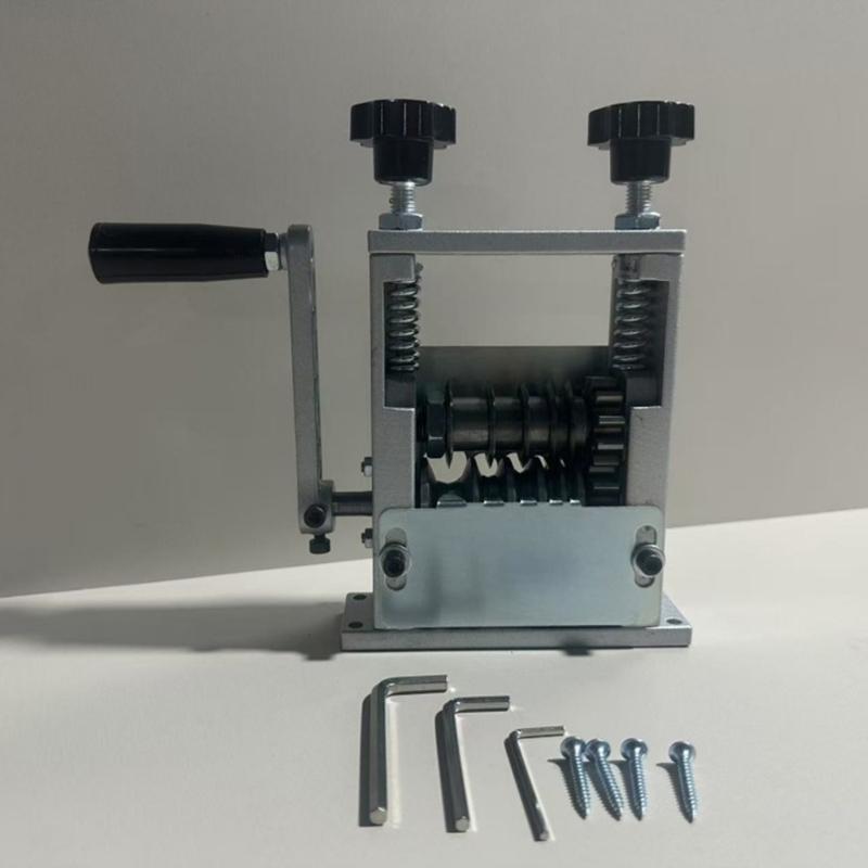 Efficient Multiple Hole Cable Stripper Featuring Hand Crank Operation and Drill Attachment for Safe Quick Wire Removal