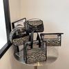MDNG Leopard Print Semi-transparent Cosmetic & Toiletry Bag