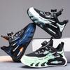 Spring and Autumn Boys' Rotating Button Lightweight and Comfortable Sports Shoes with Breathable Mesh for Children