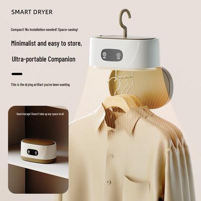 Compact Smart Clothes Dryer: Quick-Dry, Foldable Storage for Baby Clothes