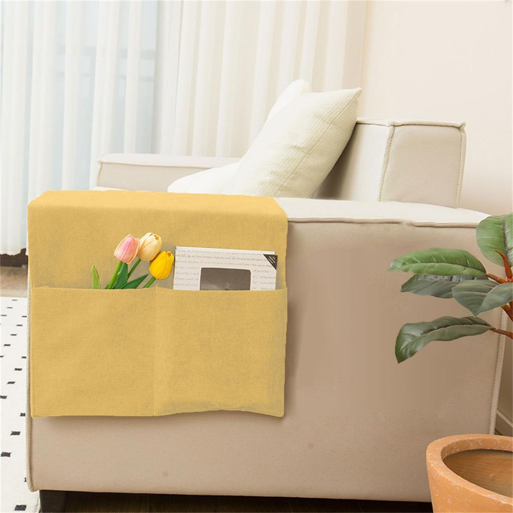 Sofa Armrest Pouch Sofa Cover Side Pockets For Storage Home Hanging Magazine Books Snacks Glasses Phone Remote Control Storage Bag