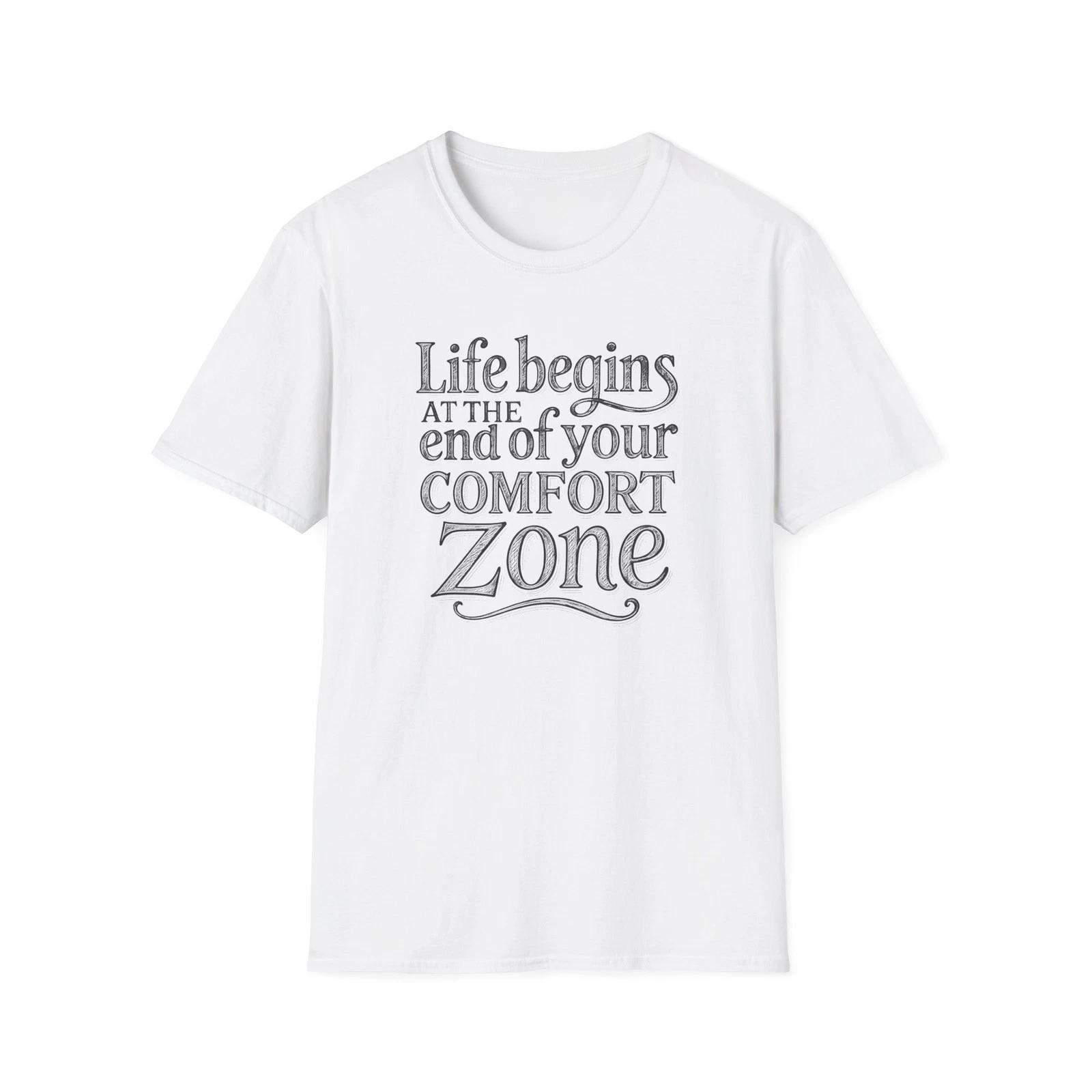 Life Begins at the End of Your Comfort Zone Etched | Motivational Quote L