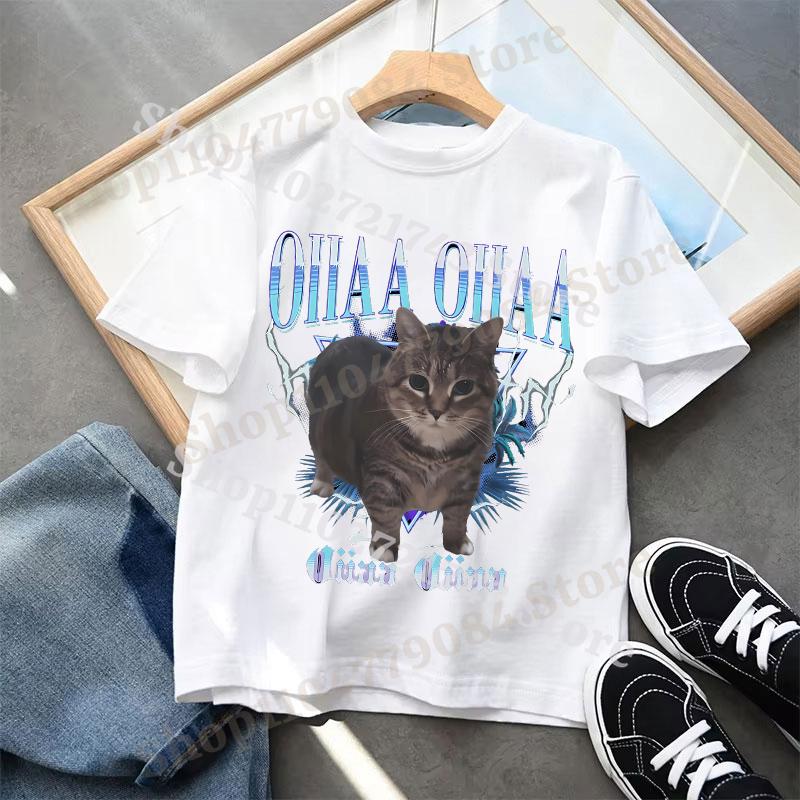 Italian Brainrot T-shirts for Children Anime Cartoon Cute Short Sleeved Shirt Boys Girls Summer Fashion Top Kids Clothes Gifts