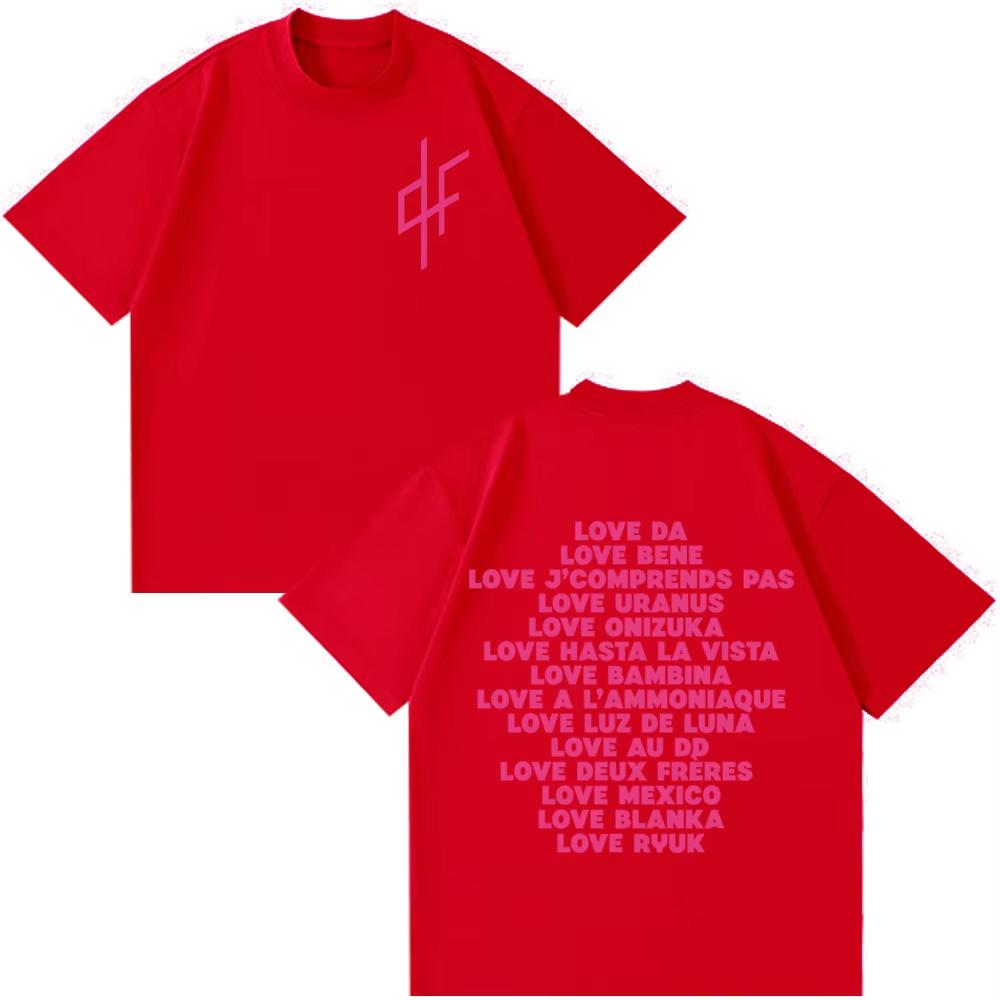 

I Love Fashion Graphic Print Harajuku T-shirts Men Women Hip Hop Fashion T-shirt Aesthetic Trend T Shirt 3XL