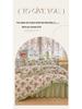 Fairy-Style Cotton Ruffled Bed Skirt & Pastoral Duvet Cover Set