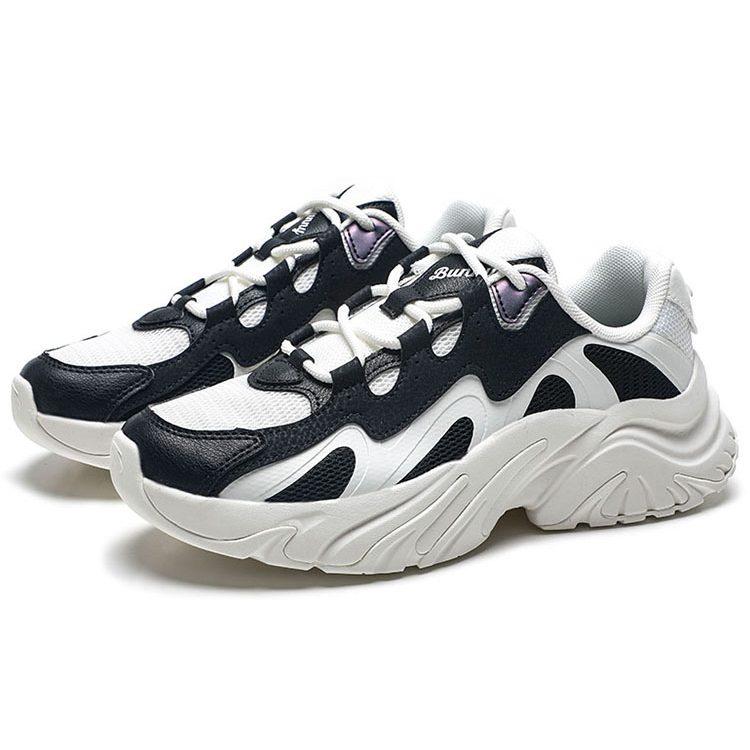 Anta Life Collection Textile, Synthetic Leather Slip Resistant Low top Casual Shoes Women's White Black 122338884-2