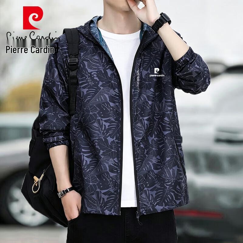 Pierre Cardin Men s Hooded Lightweight Sun Protection Fishing Jacket 2XL