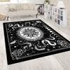 Grams Per Flat Crystal Velvet Home Outdoor Carpet Gothic Snake Moon Star Pattern Door Mat Rug Living Room Bedroom Play Kitchen Bathroom