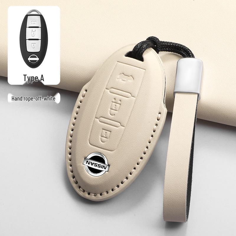 Pinke Schlüsselhülle für Nissan Patrol Y62 5-Tasten Smart-Schlüssel (2018-2019)