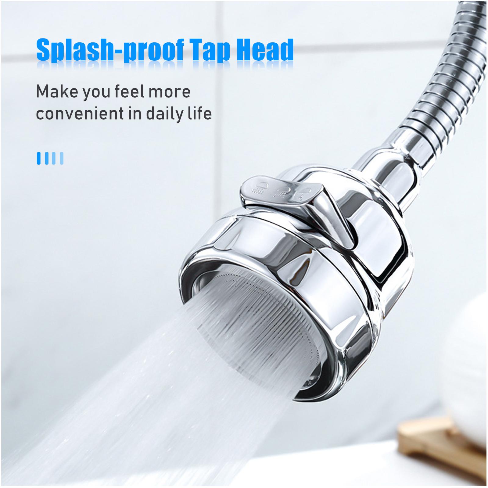 

Вращающийся на 360 градусов удлинитель смесителя, брызгозащищенный кухонный распылитель под давлением с 3 режимами