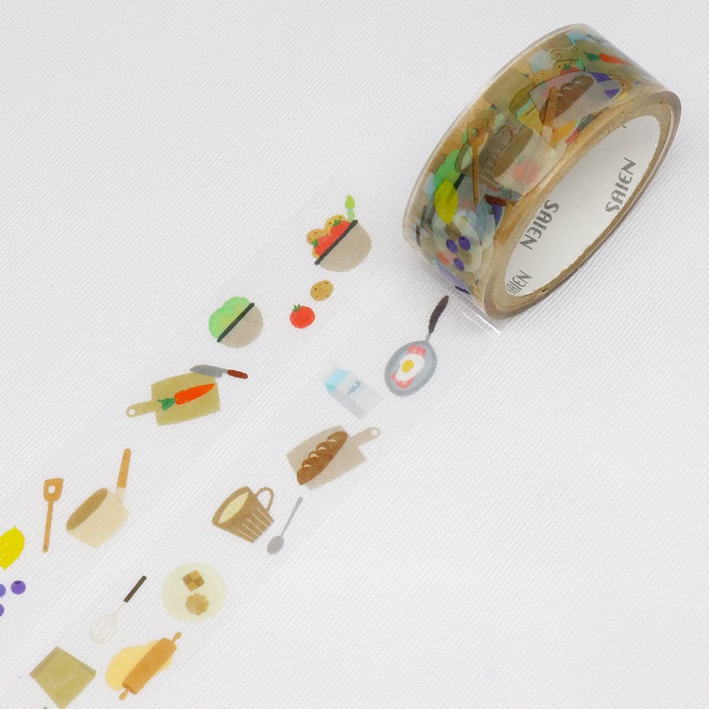 Made In Japan Kamiiso Masking Kitchen 15mm X 3m HR-0001 <SAIEN Tape>