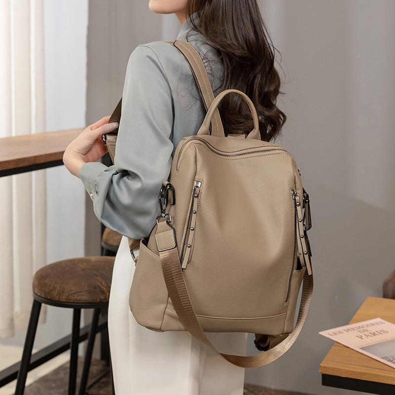 Women Anti-theft Cvertible Backpack Fashi Casual Commuter Business Shoulder Bag Daypack