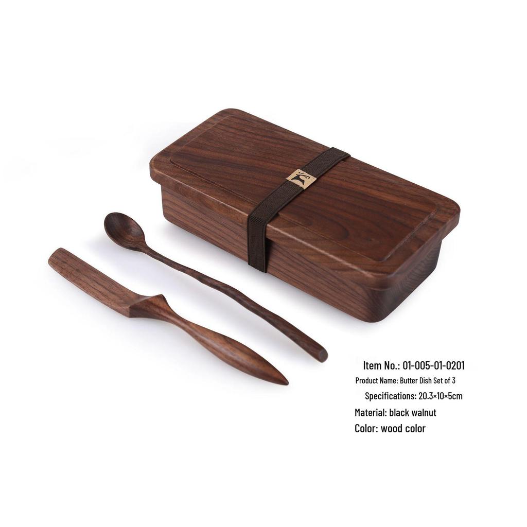 YFJY Japanese-Style Multi-Layer Wooden Bento Box for Students and Outdoor Picnics