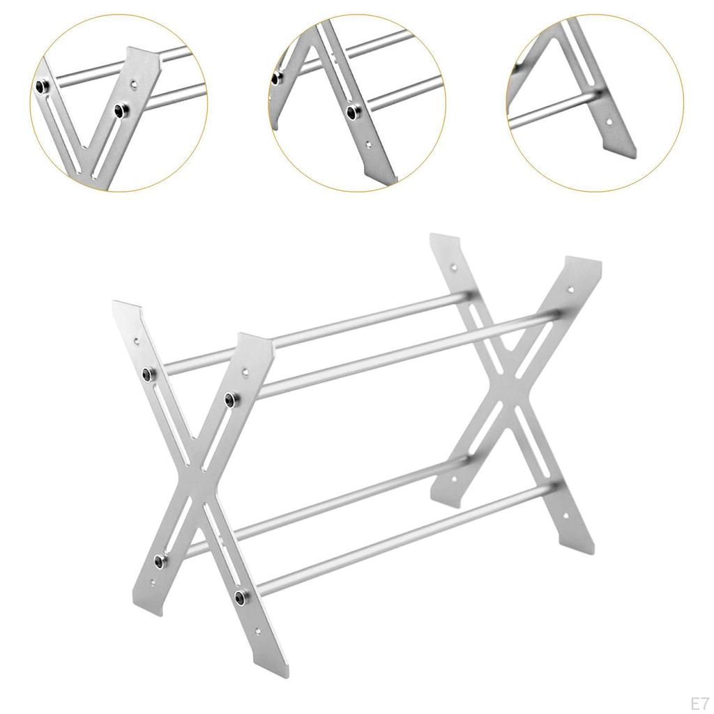 RC Car Alloy Tires Rack Crawler Tire Wheel Rim Holder Display Metal Stand