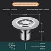 Stainless Steel Bathroom Hotel Engineering Deodorizing Filter Floor Drain round Washing Machine Sewer Bathroom Odor Preventer Insect-Proof