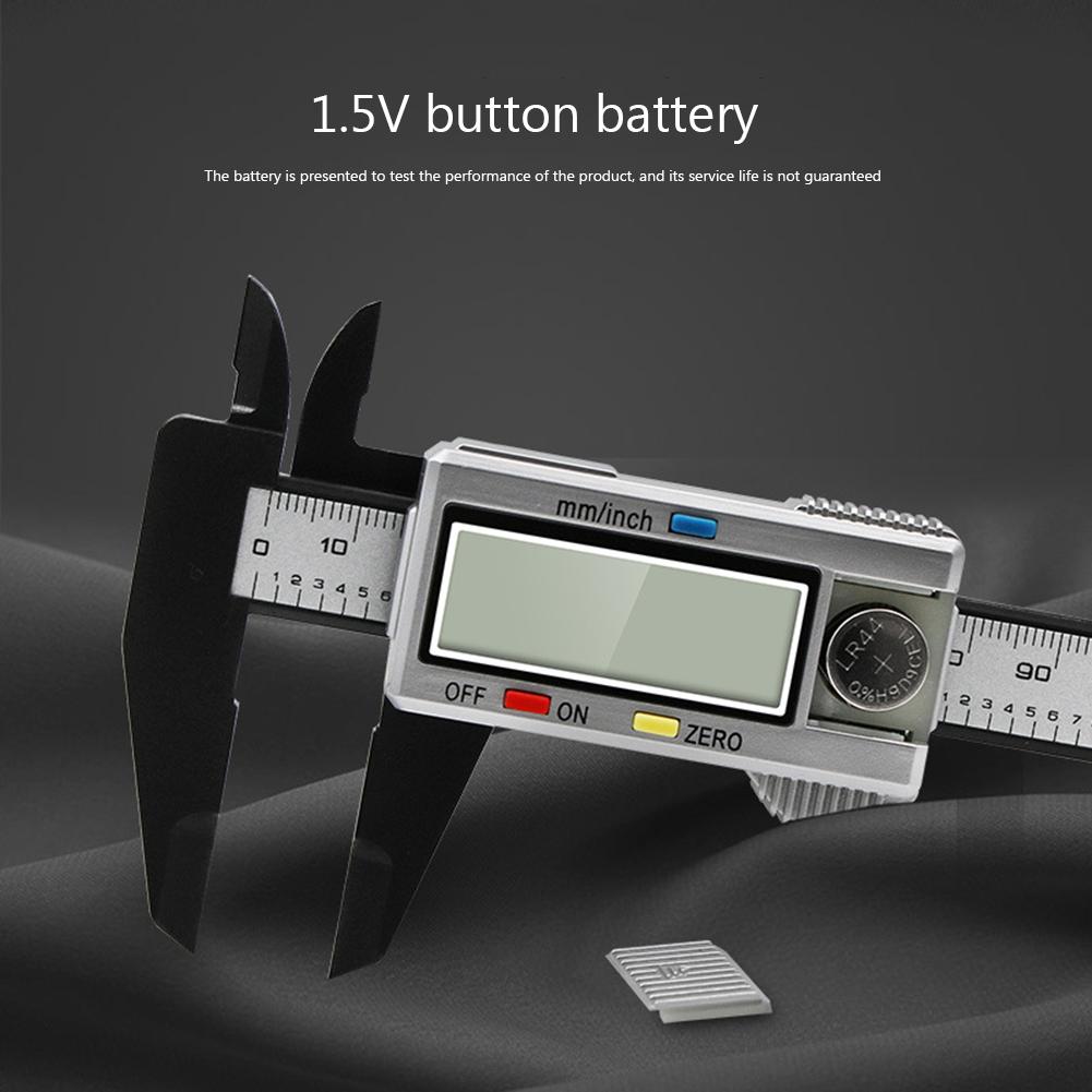0-150mm Carpentry Tools Multipurpose Digital High-strength Plastics 4 Measuring Functions Mm/inch Units for Woodworkers Mechanic