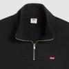 Levi's Logo Quarter Zip Pullover Sweatshirt Long Sleeve Men's 000VT-0000 US L