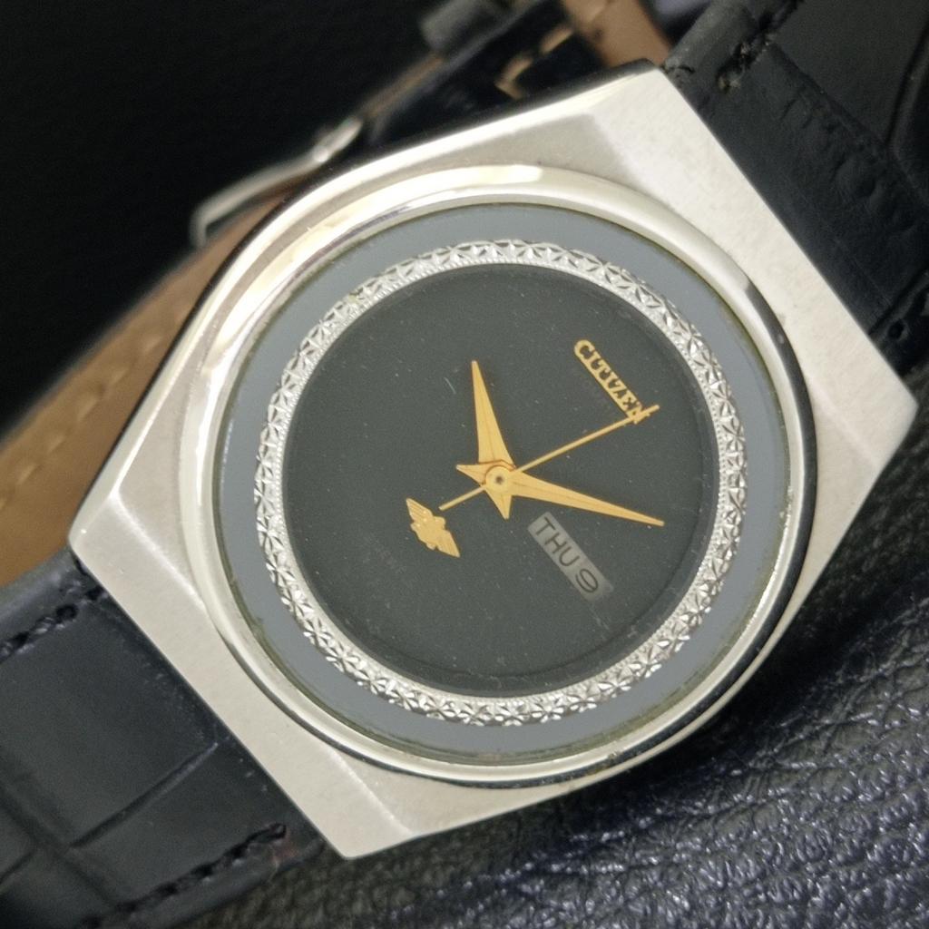 

CITIZEN AUTOMATIC 6650A JAPAN BOY VINTAGE ОРИГИНАЛЬНЫЙ ЦИФЕРБЛАТ ЧАСЫ a704271-1