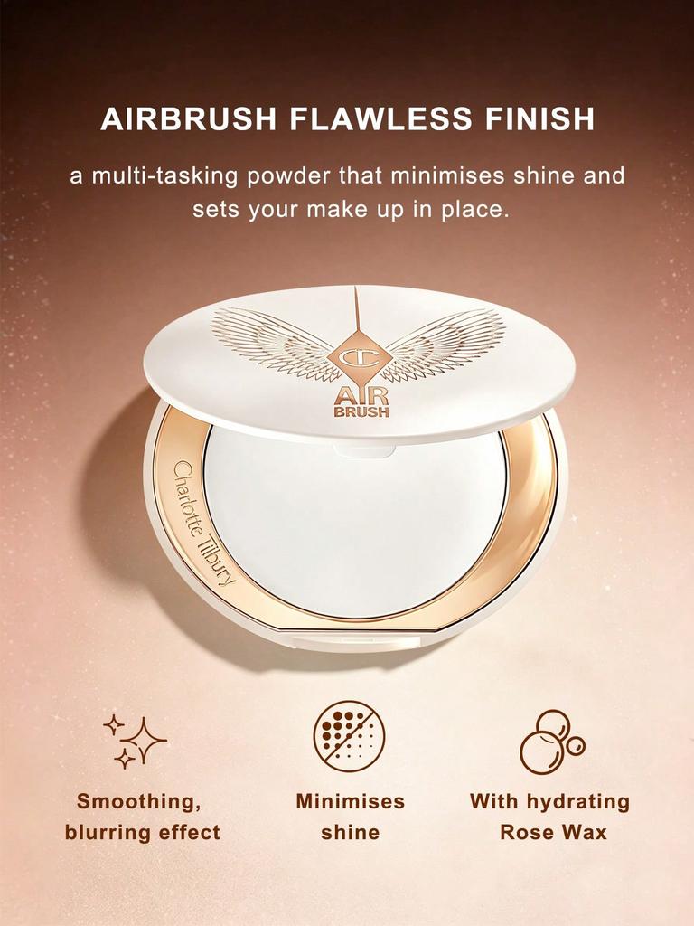 Charlotte Tilbury Airbrush Brightening Flawless Finish Brightening Setting Powder Fair-Medium 9g / 0.31 Oz