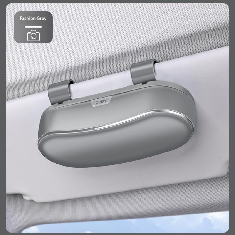 Cutie Ochelari Auto Suport Portabil Ochelari de Soare Auto Suport Ochelari de Condus Carcasă Ochelari Cutie Depozitare Multifuncțională Parasolar