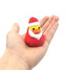 Christmas Duck Figurine 3D Printed Santa Claus Hat Duck Statue