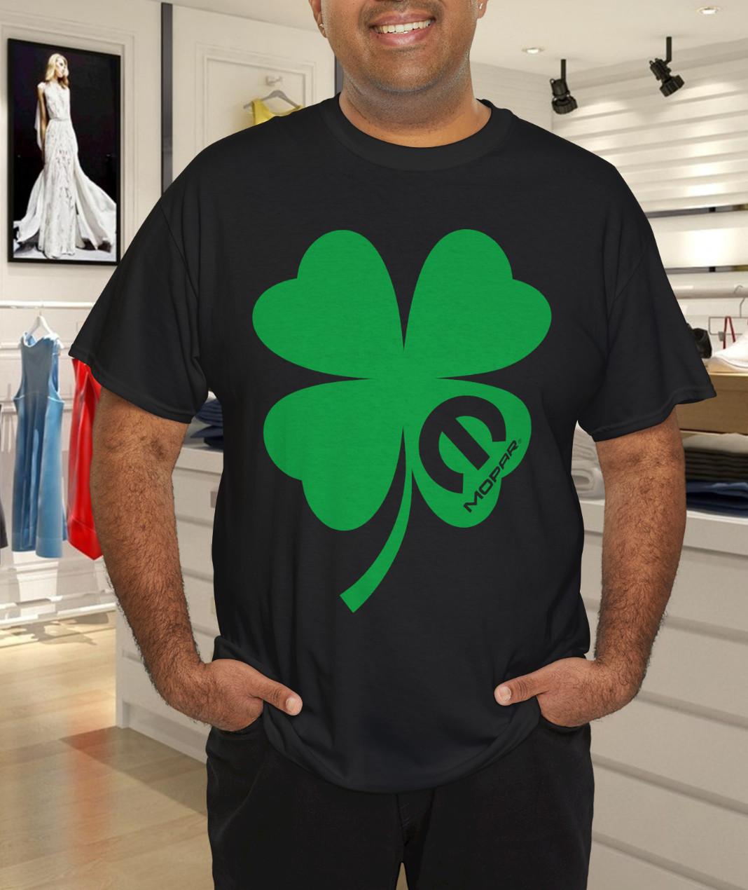 Patrick s Day Four Leaf Clover Unisex T-Shirt S