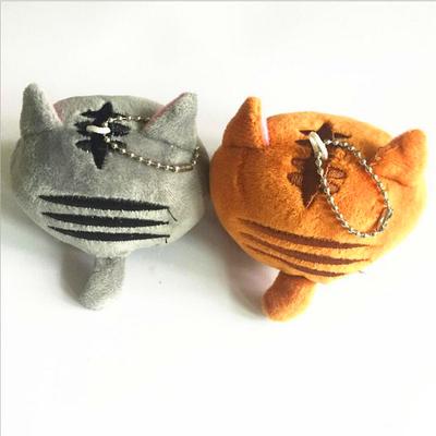 Süße kleine Katze Plüsch Spielzeug Puppe Cartoon Katze Stofftier für Mädchen Schlüsselbund Tasche Hängende Puppe 7CM Hochzeitsgeschenk Puppe