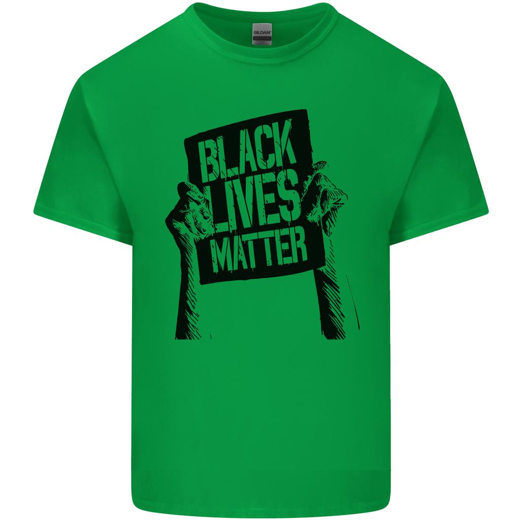 Black Lives Matter Sign Racial Equality Unisexs Light Cotton TShirt