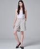 MALOUPE 2208 Lightweight Double-Pleat Half Pants (Beige)