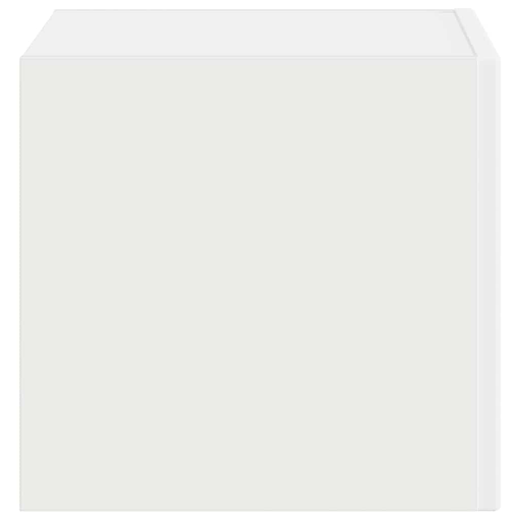 Wall Mounted TV Cabinet White 39 X 31 X 29.5 Cm Engineered Wood