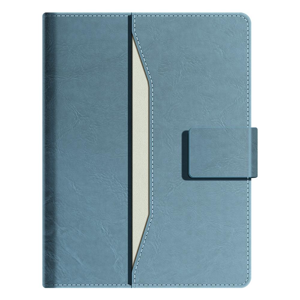 (Logo Can Be Engraved) A5 Leather Student Subject Notebook, Business High-end Loose-leaf Notepad, Buckle Diary, Work Meeting Minutes, Travel Diary