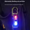 COB LED Nyckelring Ficklampa Multifunktionell Ficklampa Uppladdningsbar Ultralätt Campingficklampa för Utomhus Nödsituationer