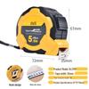 Deli Portable Steel Measuring Tape - Multiple Sizes (3m/5m/7m/10m) for Drafting and Calculations