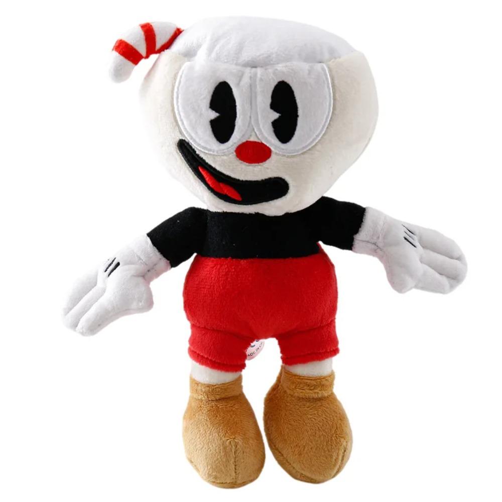 

25cm Adventure Game Cuphead Plush Toy Mugman The Devil Legendary Chalice Plush Dolls Toys for Children Gifts Christmas present