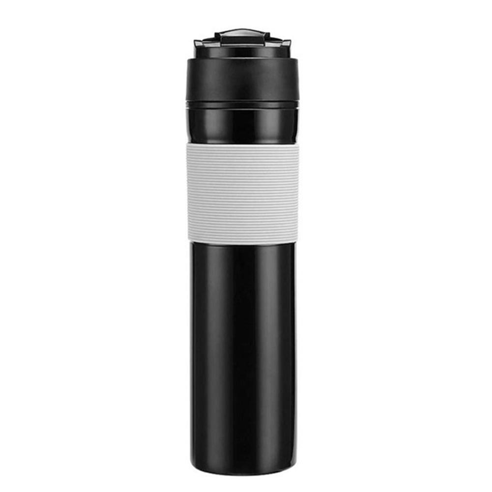 

French Press Coffee Tea Maker Food Grade Plastics Coffee Press Maker Plunger Filter Accessories for Outdoor Travel Camping чёрный