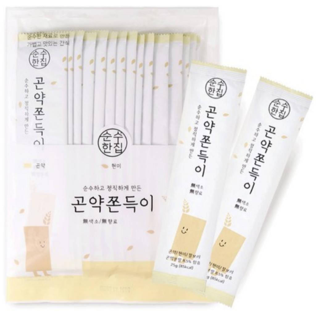 

[Soonsoo House] конняку жевательный снек 25гx15шт