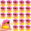 12/24/36 Set Cowboy Rubber Duck Bulk Mini Yellow Duckies Party Tiny Ducks Toy Bandanas For Summer Shower Party Favor