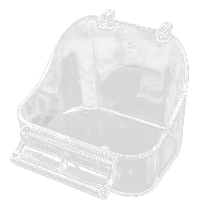 Parrot Bathing Box Cage Accessory for Parakeet Canary Budgerigar Lovebirds