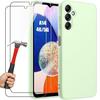 Protective Case - Samsung - Galaxy A14 4G-5G - Liquid Silicone - Ultra Slim - Green