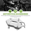 Silver Motorcycle Kickstand Pad Enlarger Base Accessory
