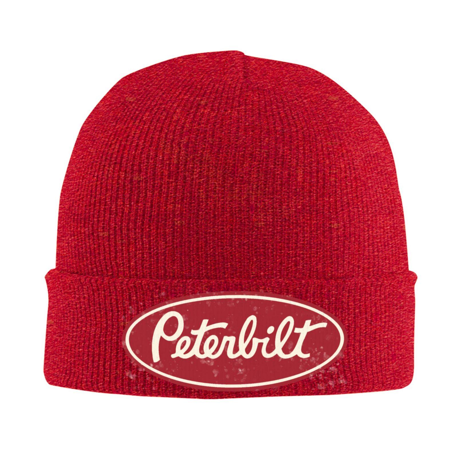 Peterbilt Truck Knitting Hat Fashion Caps Unisex Unisex Gym Beanie Hats Winter Pattern Elastic Bonnet Hats