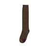 1 Pair Loose Socks Solid Color Women Retro Tube Socks Japanese Style Long Socks Autumn Winter