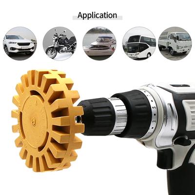 4 Inch Pneumatic Rubber Remover Wheel Car Decal and  Decal Removal Scraper Tools