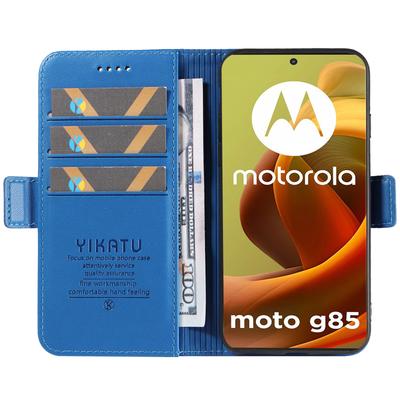For Motorola Moto G85 5G/S50 Neo 5G Case PU Leather Phone Cover with Wallet Stand