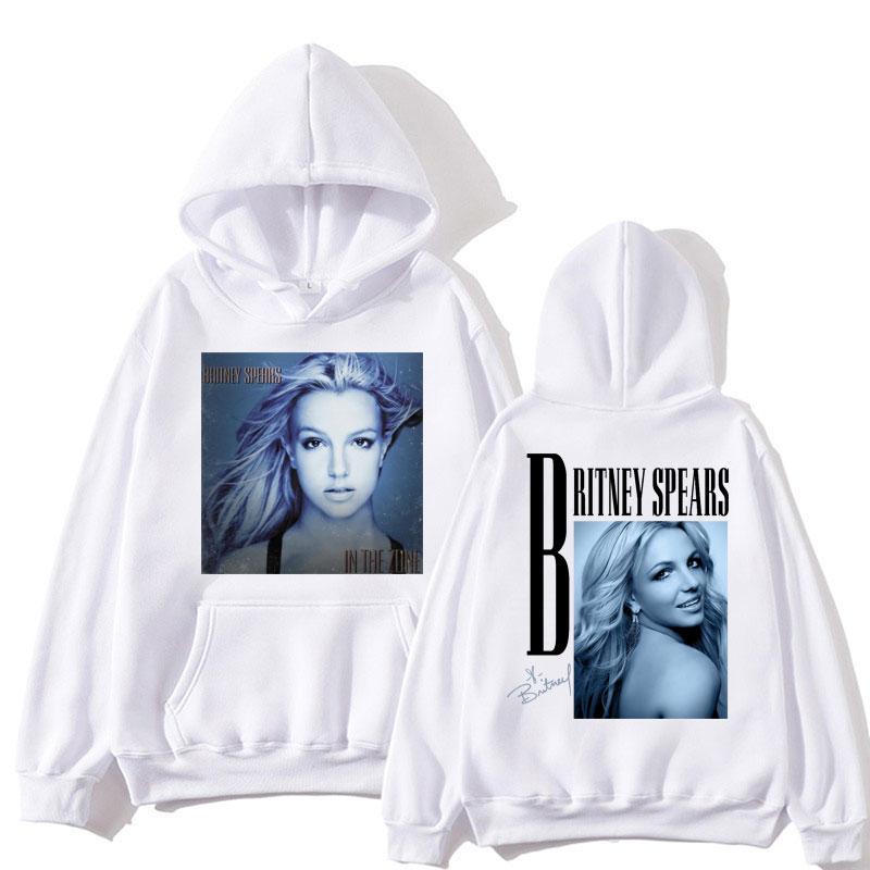 Stylish Singer Britney Spears Hoodie Men Women Oversized Vintage Fashion Hoody Sweatshirt Harajuku Hip Hop Tracksuit Streetwear